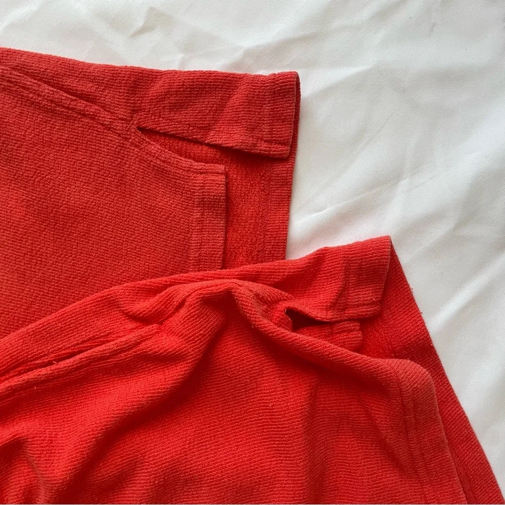 Red Universal Thread Polo & Shorts Set - Picture 2 of 4